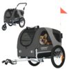 DOGGYHUT® 2-in-1 Hundebuggy & Jogger – bis 23 kg, faltbar, Fahrrad‑ und Laufanhänger