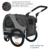 DOGGYHUT® 2-in-1 Hundebuggy & Jogger – bis 23 kg, faltbar, Fahrrad‑ und Laufanhänger