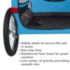DOGGYHUT® Fahrrad‑Hundeanhänger bis 35 kg – Klappbar, Aluminiumrahmen, Sicherheitsgurt