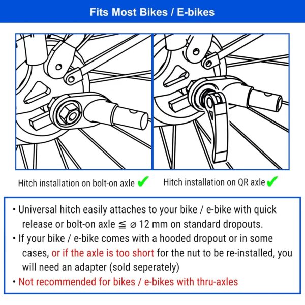 DOGGYHUT® Fahrrad‑Hundeanhänger bis 35 kg – Klappbar, Aluminiumrahmen, Sicherheitsgurt