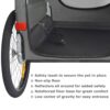 DOGGYHUT® Hunde‑Fahrradanhänger 2‑in‑1, 270 l, bis 35 kg, faltbarer Aluminium‑Rahmen