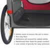 DOGGYHUT® Hundefahrradanhänger 2‑in‑1 Jogger, 23‑45 kg, witterungsbeständig