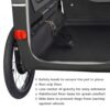 Doggyhut S‑Line XL 2‑in‑1 Hundeanhänger‑Buggy, gefedert, bis 45 kg