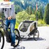 PawHut 2‑in‑1 Hunde‑Fahrradanhänger – Reflektierendes Oxford‑Gewebe, faltbar