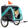 PawHut Hundehänger – atmungsaktiver Oxford‑Stoff, 130 cm, Fahrrad, für kleine & mittelgroße Hunde