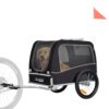 Tiggo Fahrradanhänger für Hunde bis 30 kg – klassisches Design, stabile Bauweise