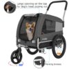 Tiggo Hundebuggy 2in1 Fahrradanhänger Medium – faltbar, sicher, leicht