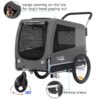 Tiggo VS Pets 2‑in‑1 Hunde‑Jogger & Fahrradanhänger, klappbar, 270 L, bis 35 kg