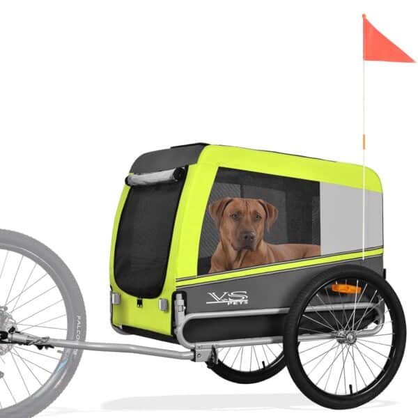 Tiggo VS Pets Hunde‑Fahrradanhänger 270 L, bis 35 kg, klappbar